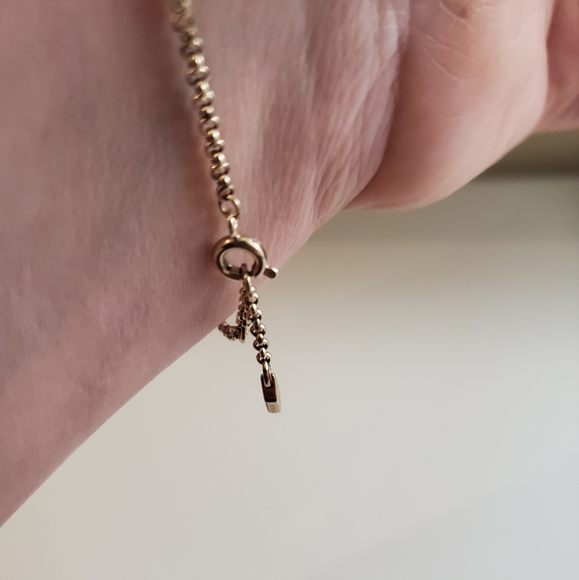Dainty Fossil Gold Sparkle Bracelet - Picture 3 of 3